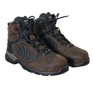 Ariat Rebar Flex Women’s Waterproof Carbon Toe Work Boot Brown 7.5